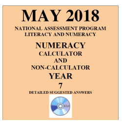 ACARA 2018 NAPLAN Numeracy - Year 7 - Answers